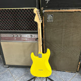 Used 2023 Fender Limited Edition Tom DeLonge Stratocaster, Rosewood Fingerboard, Graffiti Yellow