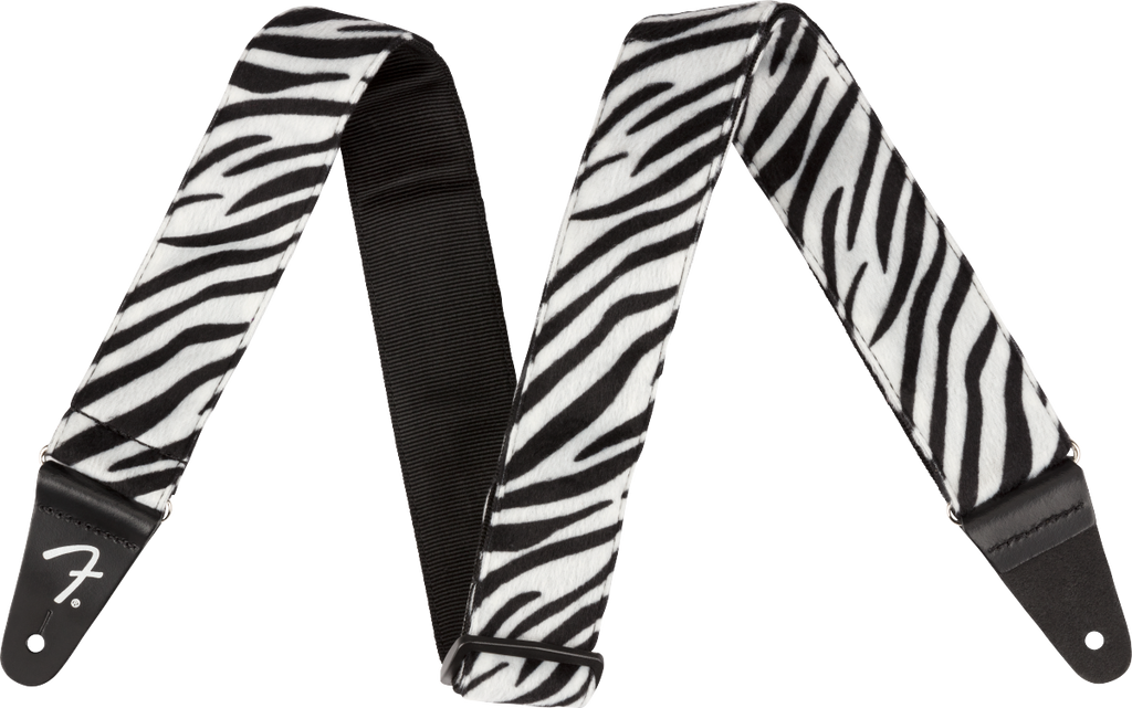 Fender Wild Zebra Print Strap, 2"