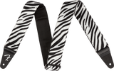 Fender Wild Zebra Print Strap, 2"