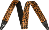 Fender Wild Animal Print Strap, Leopard, 2"