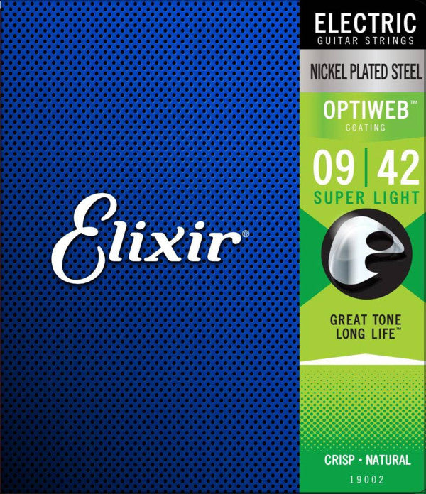 Elixir Nicked Plated Steel Electric Strings With Optiweb Coating