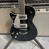 Used 2021 Gretsch G5230LH Electromatic Jet FT Single-Cut with V-Stoptail, Left-Handed, Black