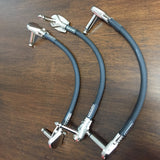 3 MXR 6" Right Angle Pedal Cable Flat Ends
