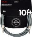 Fender  Anniversary Instrument Cable, Gray, 10FT