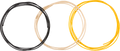 Fender Pure Vintage Cloth Wire, 22 AWG, Black, White, Yellow, 5'