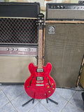 Used 2009 Epiphone Dot cherry red