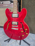 Used 2009 Epiphone Dot cherry red