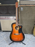 Used Fender CD-60 dreadnought cutaway with hard case