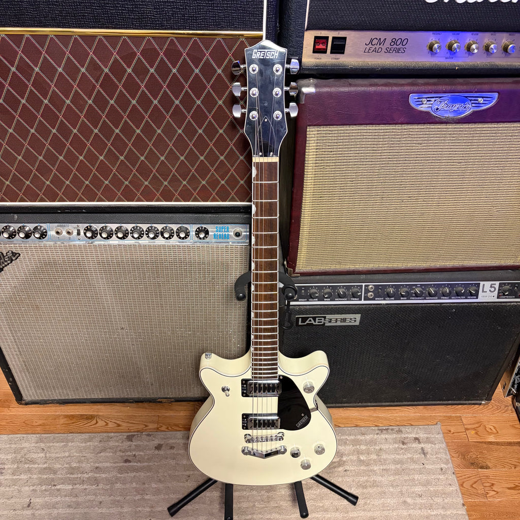 Used 2022 Gretsch G5222 Electromatic Double Jet BT, Vintage White