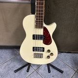 Gretsch Streamliner Jet Club Bass Single-Cut, Laurel Fingerboard, Vintage White