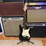 Used Squier Strat Electric Guitar, Black