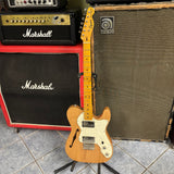 Used Squier Classic Vibe '70s Telecaster Thinline, Maple Fingerboard, Natural