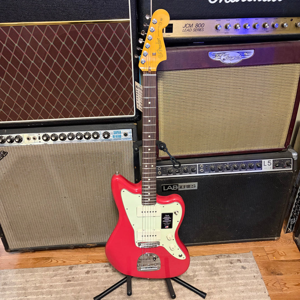 Fender American Professional Classic Jazzmaster, Faded Dakota Red