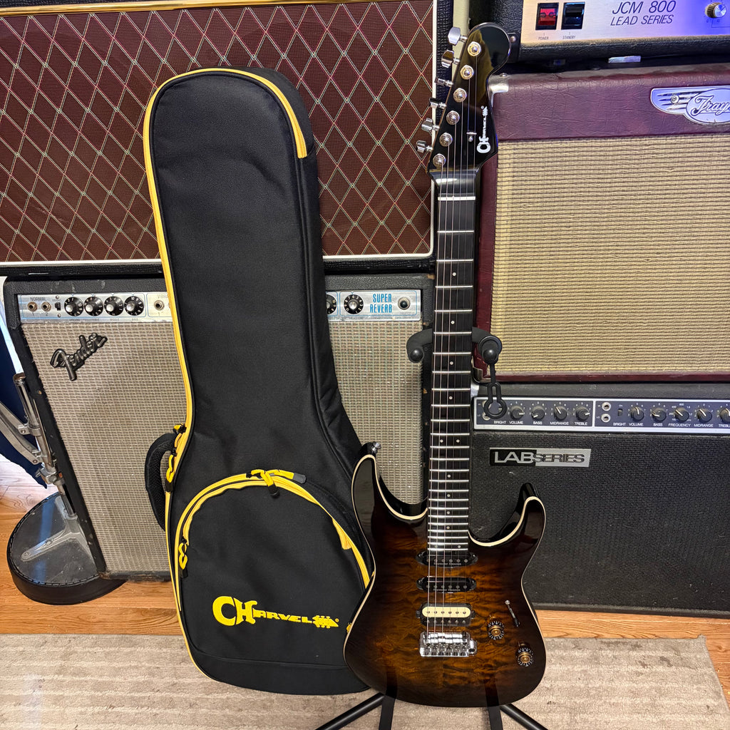 Charvel Pro-Mod Plus Dinky DK24, Amber Tiger Eye