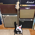 Squier Sonic Precision Bass, Laurel Fingerboard, White Pickguard, Black