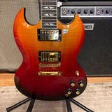 Used 2000 Gibson SG Supreme Electric Guitar - Lava Burst