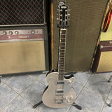Gretsch G5230T Electromatic Sparkle Jet FT Single-Cut with Bigsby, Silver Sparkle