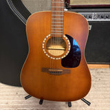Used Art & Lutherie Dreadnought Cedar Antique Burst Acoustic Guitar