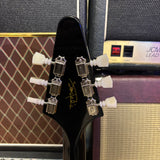 Used Epiphone Limited Edition Jimi Hendrix ''Love Drops'' Flying V with Hardshell Case - Ebony
