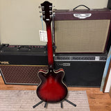 Gretsch G2655 Streamliner Center Block Jr. Double-Cut with V-Stoptail, Claret Burst