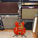 Used 2022 Gretsch G5422TG Orange Hollow Body Electric Guitar