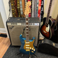 Used Squier 40th Anniversary Stratocaster, Gold Edition, Lake Placid Blue