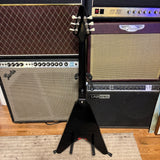Used Epiphone Limited Edition Jimi Hendrix ''Love Drops'' Flying V with Hardshell Case - Ebony