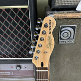 Squier Affinity Series Telecaster Thinline, Laurel Fingerboard, Black Pickguard, Olympic White