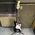 Squier Sonic Bronco Bass, Laurel Fingerboard, White Pickguard, Black