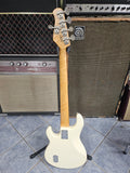 Used Ernie Ball Music Man StingRay 5 String Fretless White Bass