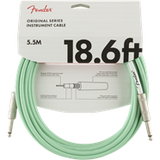 Fender Original Series Instrument Cable, 18.6', Surf Green