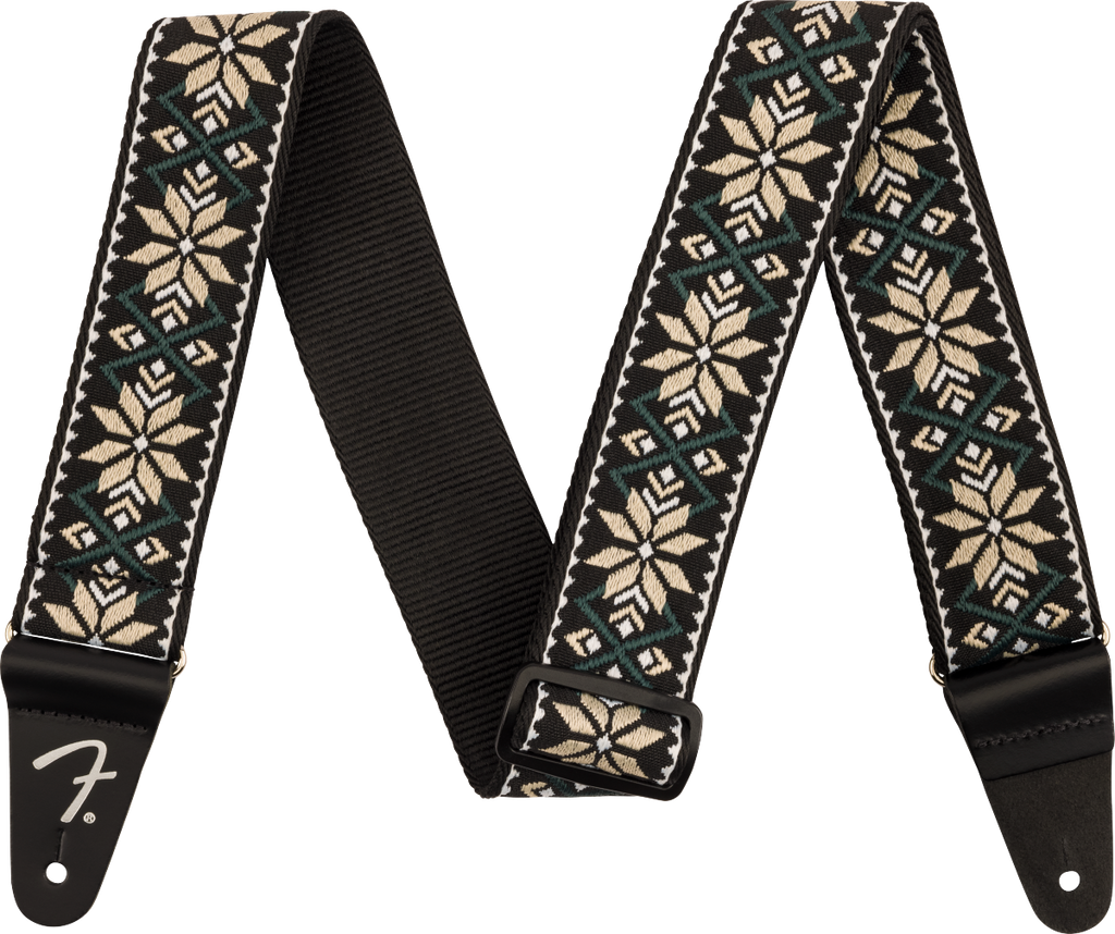 Fender Pasadena Woven Strap, Snowflake, 2"