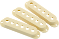Fender Road Worn Stratocaster Pickup Covers, Aged White (3)
