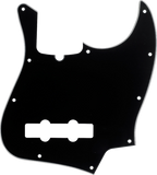 Fender Pickguard, Jazz Bass, 10-Hole Mount (with Truss Rod Notch), B/W/B, 3-Ply