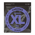 D'Addario XL Chromes Flat Wound Electric Guitar Strings