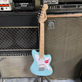 Squier Mini Jazzmaster HH, Maple Fingerboard, Daphne Blue